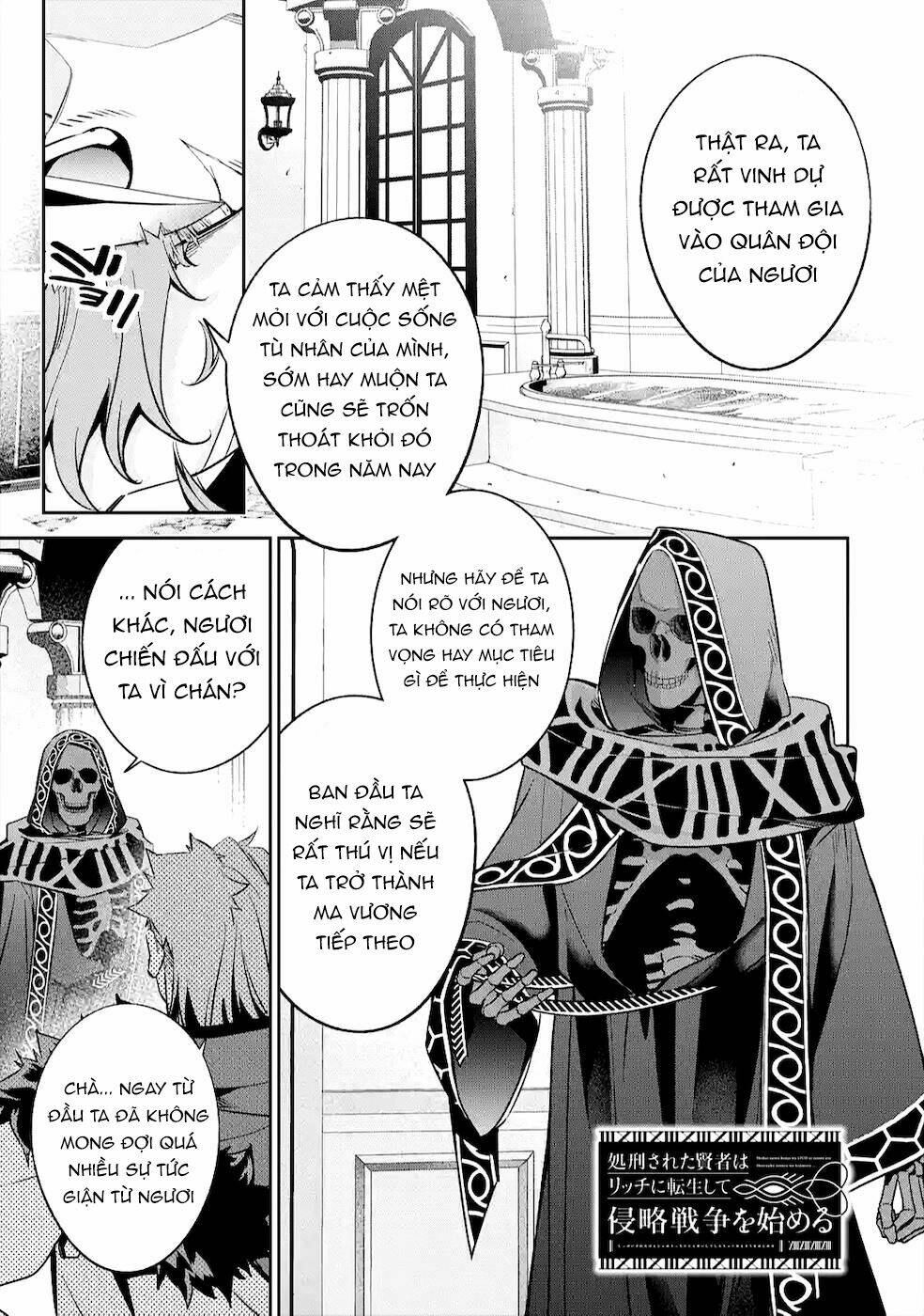 Shokei Sareta Kenja Wa Lich Ni Tensei Shite Shinryaku Sensou Wo Hajimaru Chapter 10.1 - Trang 2