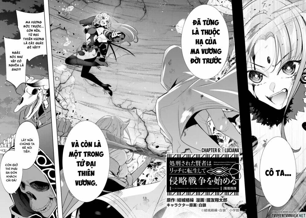 Shokei Sareta Kenja Wa Lich Ni Tensei Shite Shinryaku Sensou Wo Hajimaru Chapter 6 - Trang 2