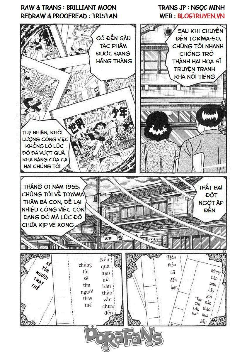 Tự Truyện Của Fujiko Fujio Chapter 1 - Trang 2