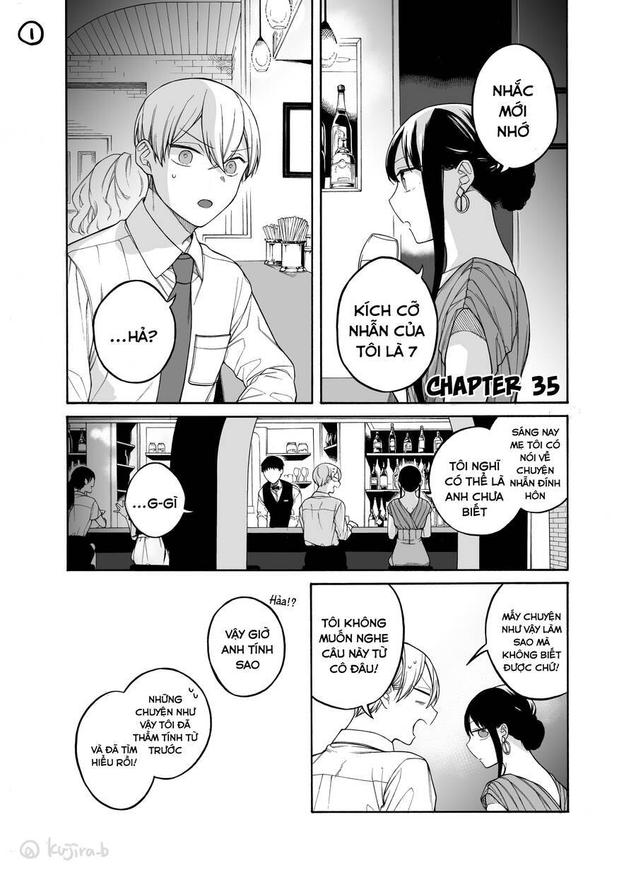 Naka No Warui Iinazuke No Hanashi Chapter 35 - Trang 2