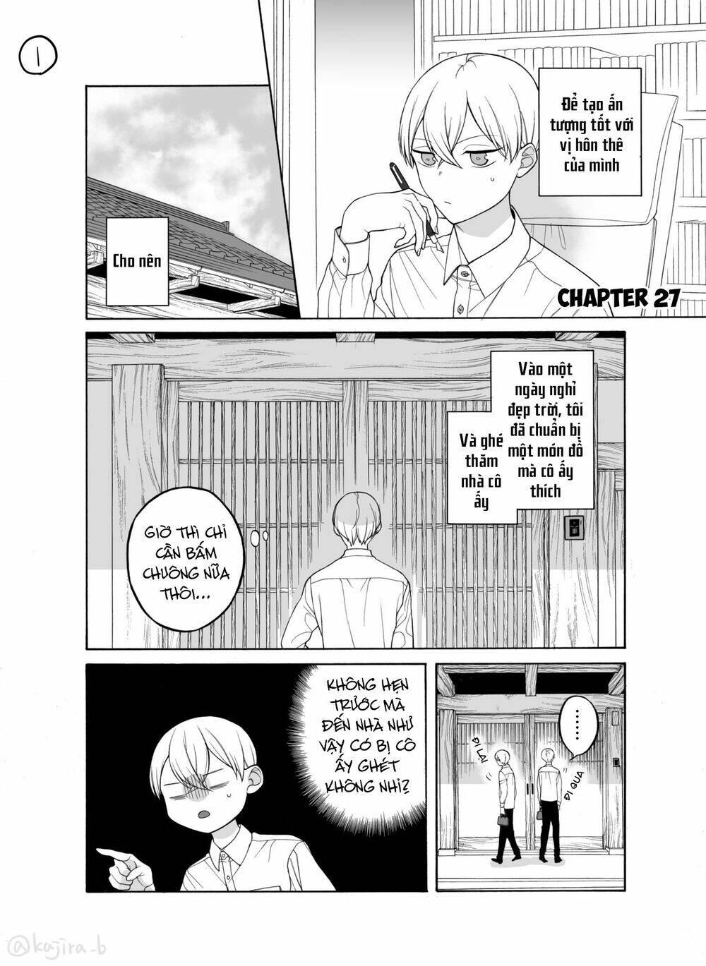 Naka No Warui Iinazuke No Hanashi Chapter 27 - Trang 2