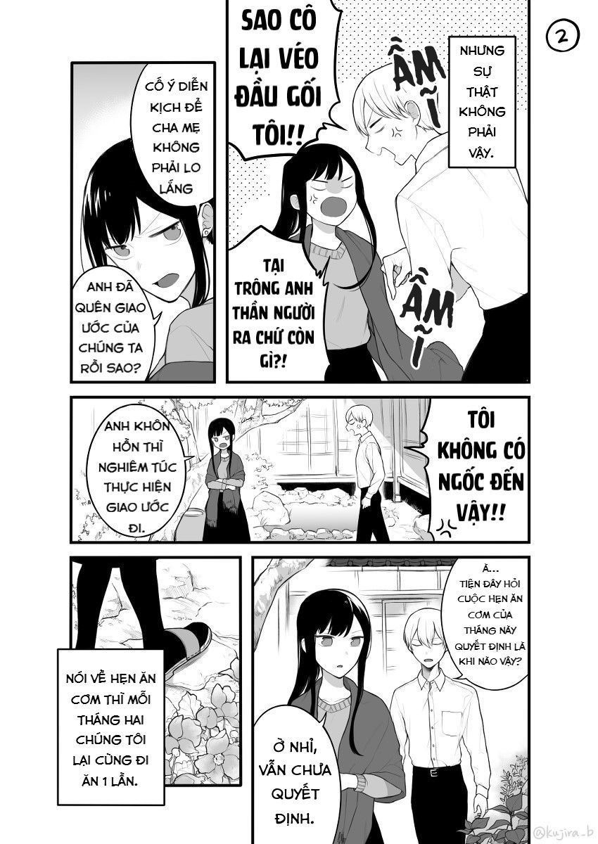 Naka No Warui Iinazuke No Hanashi Chapter 3 - Trang 2