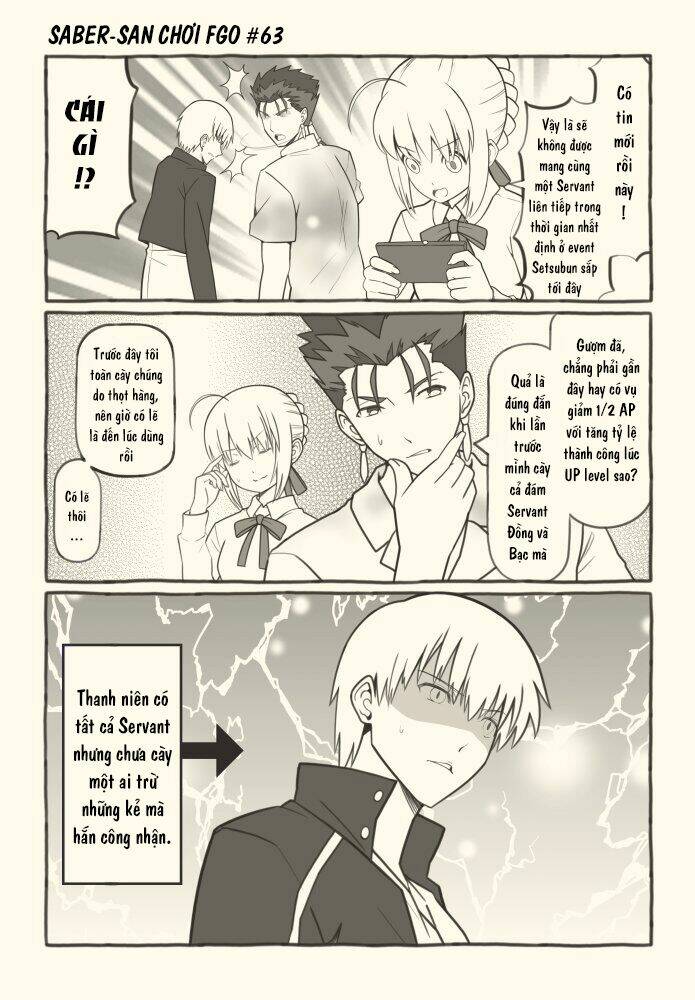 Saber-San Chơi Fgo! Chapter 51 - Trang 2