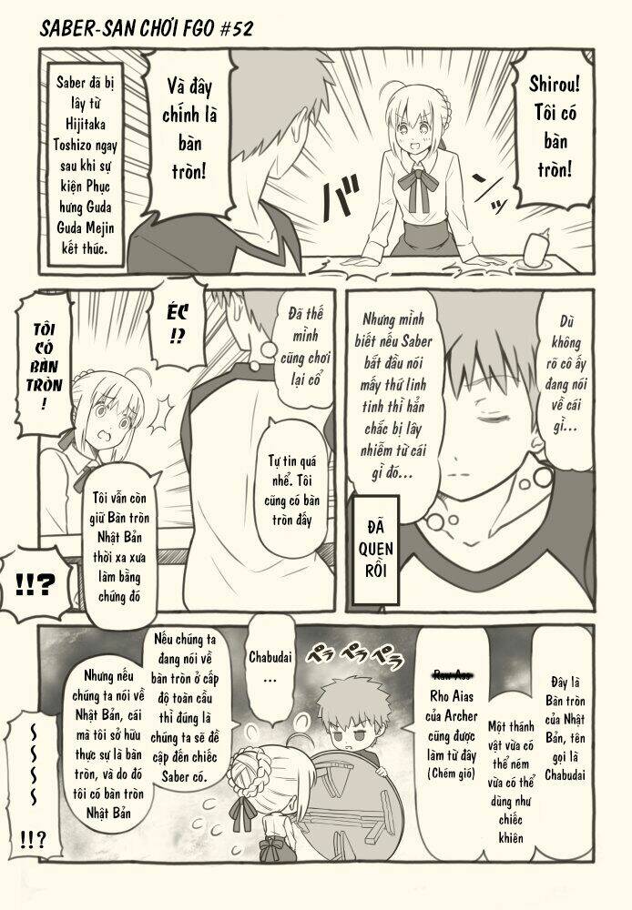 Saber-San Chơi Fgo! Chapter 51 - Trang 2