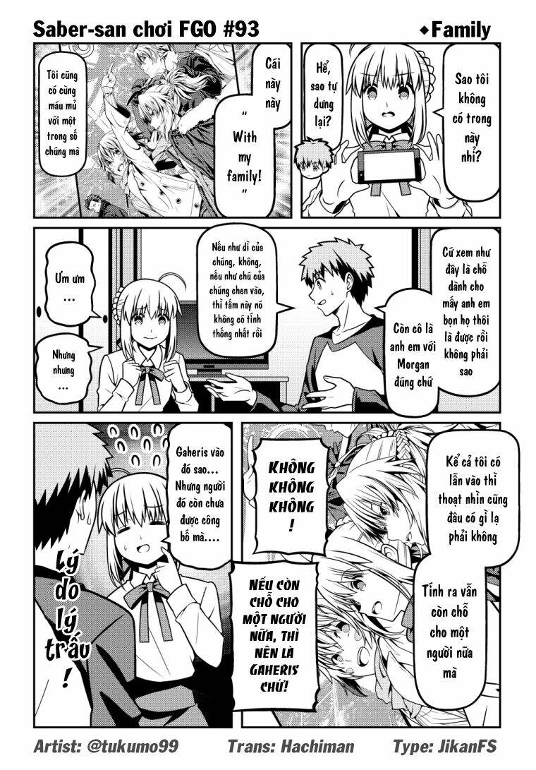 Saber-San Chơi Fgo! Chapter 51 - Trang 2