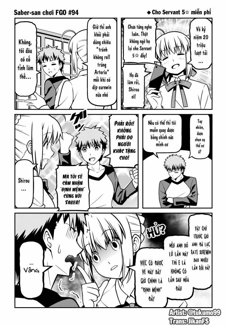 Saber-San Chơi Fgo! Chapter 51 - Trang 2