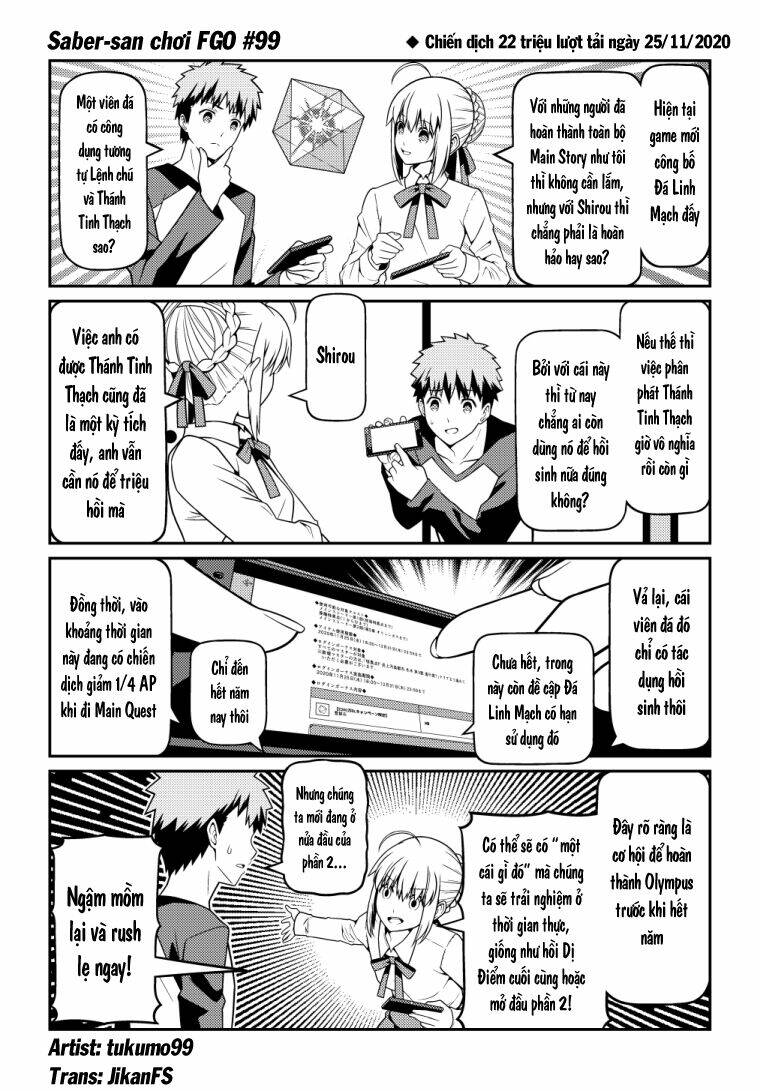 Saber-San Chơi Fgo! Chapter 51 - Trang 2