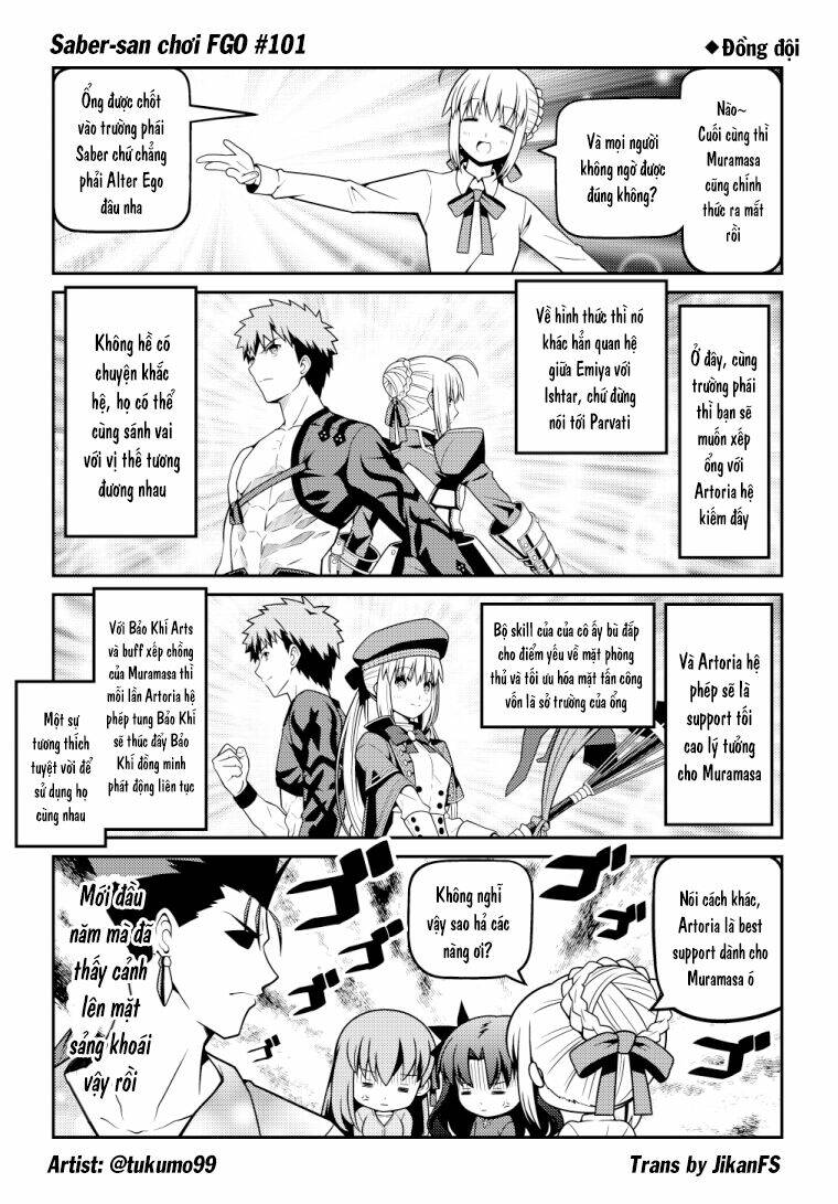 Saber-San Chơi Fgo! Chapter 51 - Trang 2