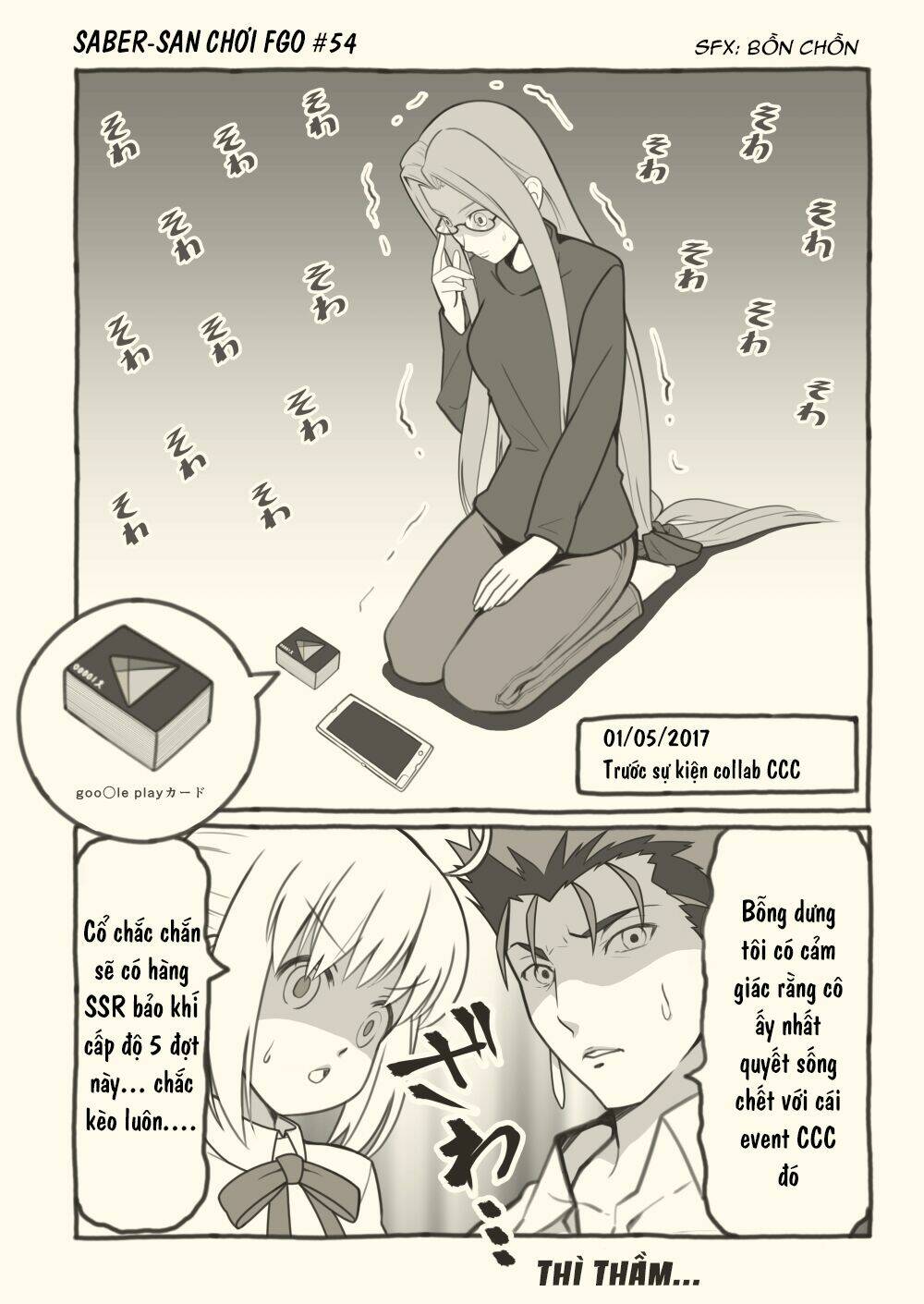 Saber-San Chơi Fgo! Chapter 51 - Trang 2