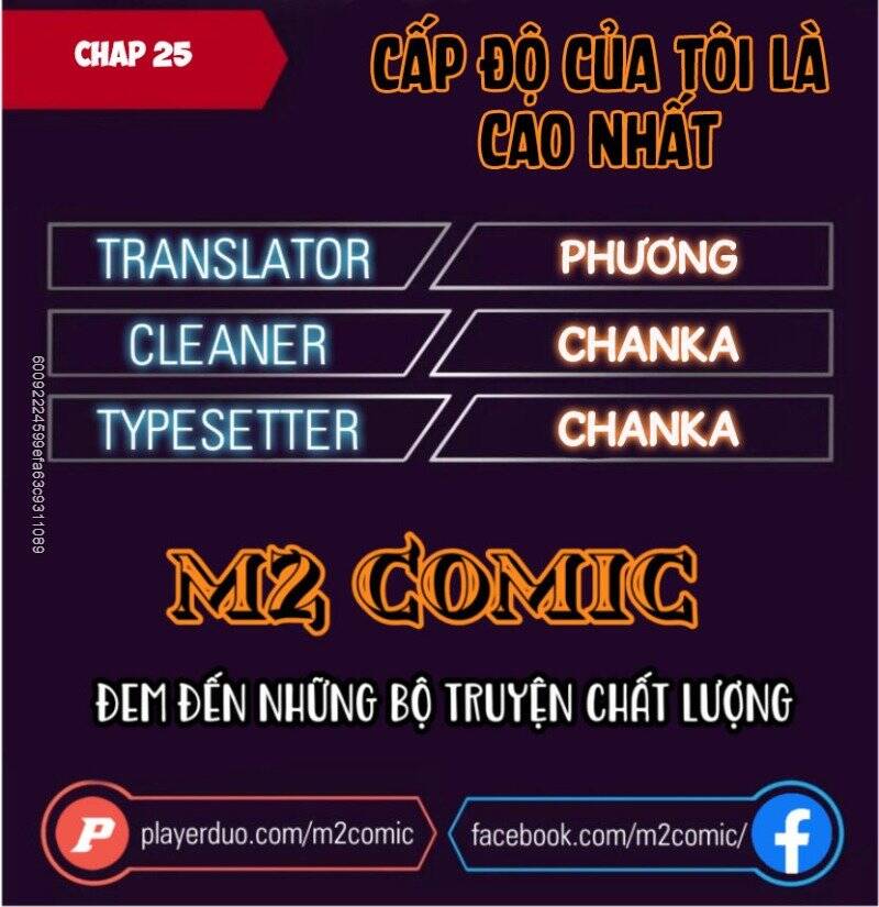 Cấp Độ Của Tôi Là Cao Nhất Chapter 25 - Trang 2