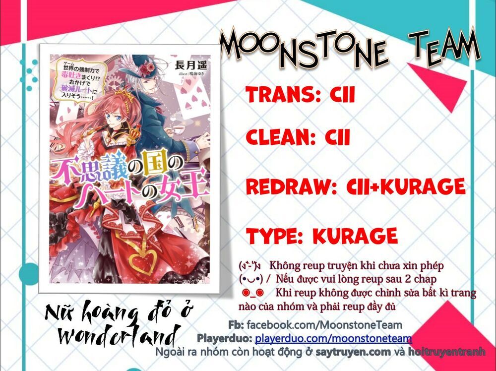 Nữ Hoàng Cơ Đỏ Ở Wonderland Chapter 2.2 - Trang 2