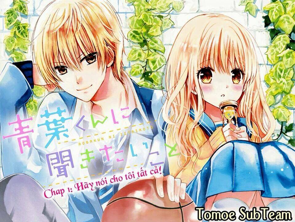 Aoba-Kun Ni Kikitai Koto Chapter 1 - Trang 2