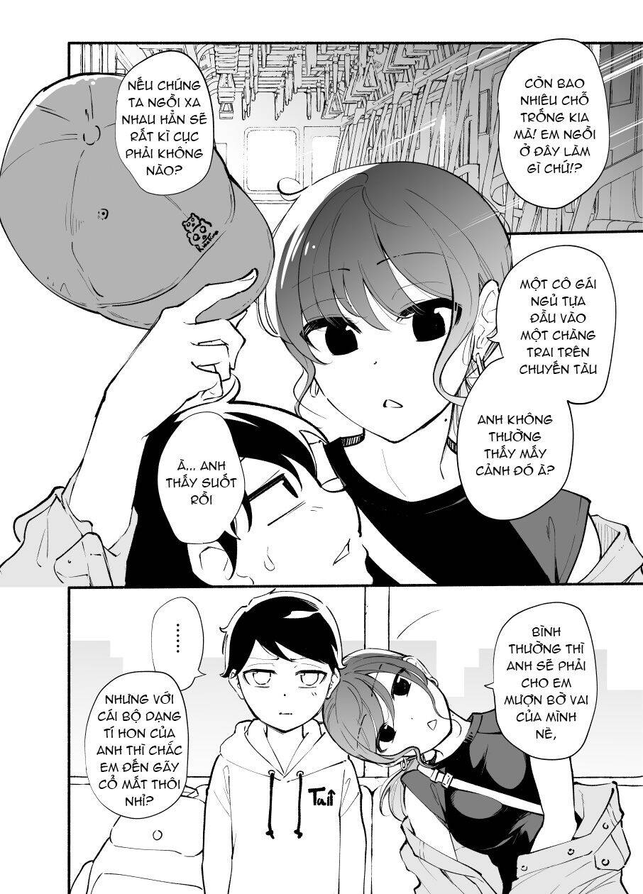 Koushinchou No Kouhai (♀) To Teishinchou No Senpai (♂) Ga Renai Ni Hatten Suru Made Chapter 20 - Trang 2