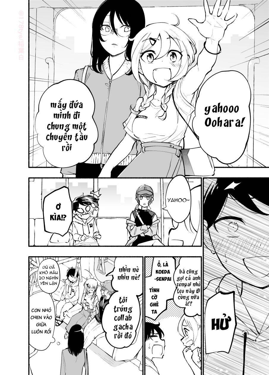 Koushinchou No Kouhai (♀) To Teishinchou No Senpai (♂) Ga Renai Ni Hatten Suru Made Chapter 20 - Trang 2