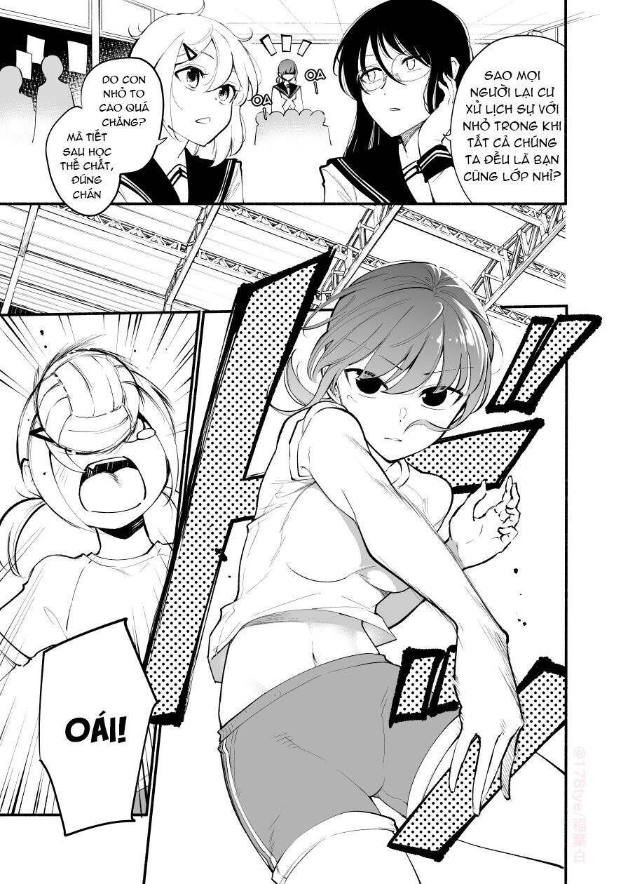 Koushinchou No Kouhai (♀) To Teishinchou No Senpai (♂) Ga Renai Ni Hatten Suru Made Chapter 19 - Trang 2