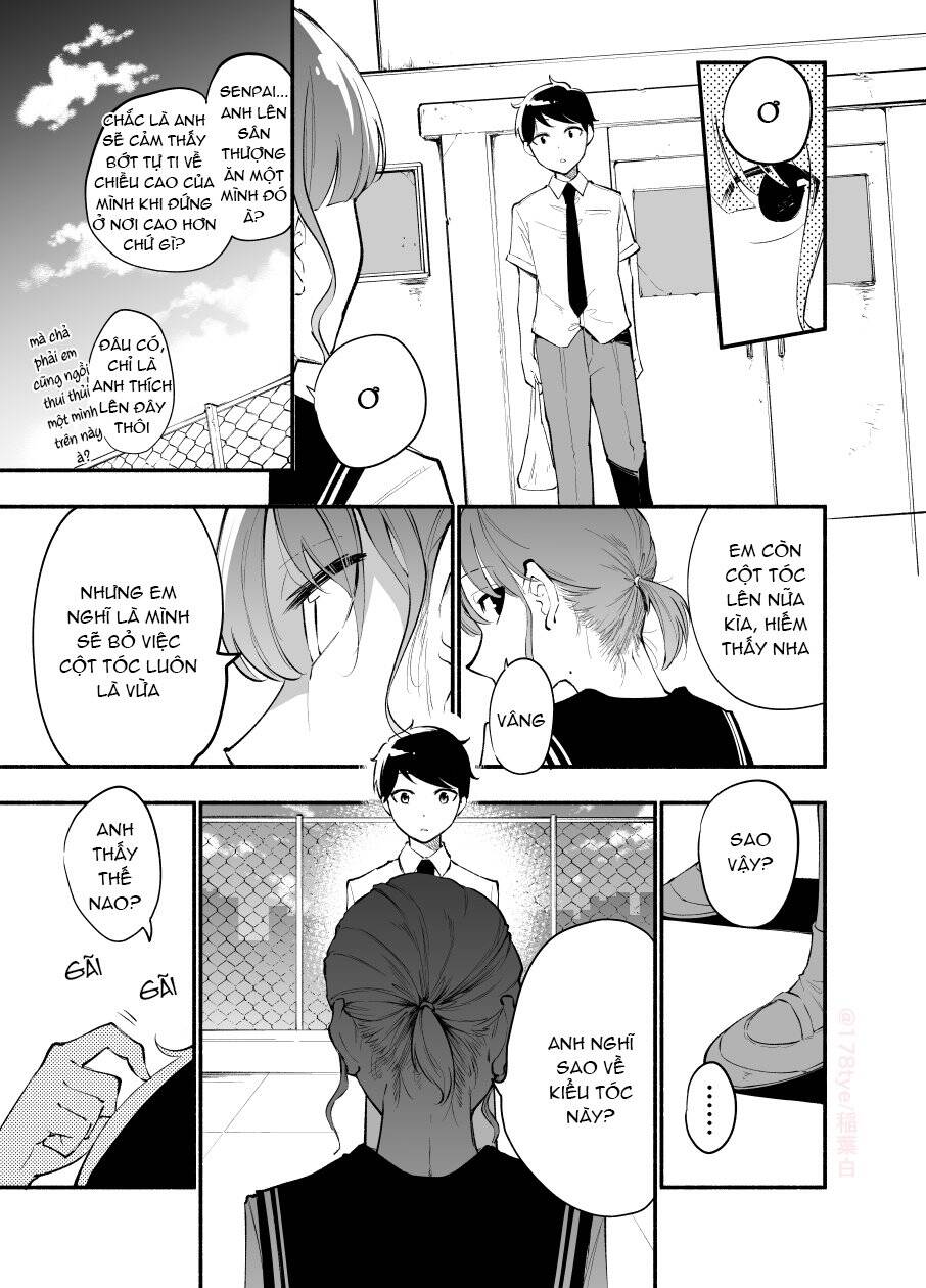 Koushinchou No Kouhai (♀) To Teishinchou No Senpai (♂) Ga Renai Ni Hatten Suru Made Chapter 19 - Trang 2