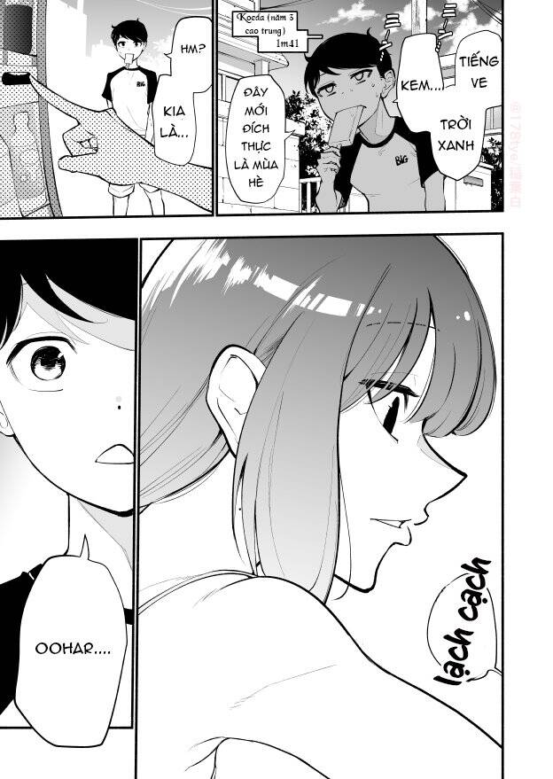 Koushinchou No Kouhai (♀) To Teishinchou No Senpai (♂) Ga Renai Ni Hatten Suru Made Chapter 17 - Trang 2