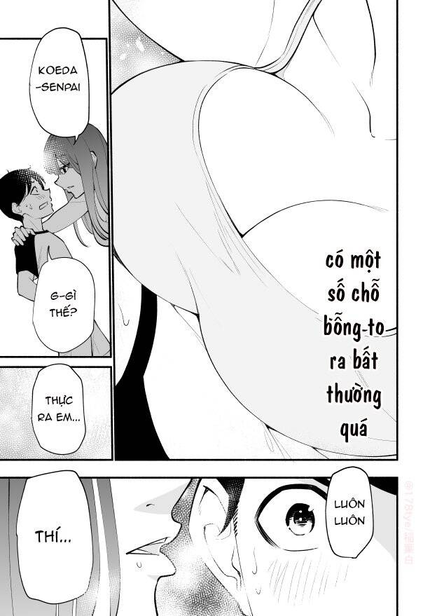 Koushinchou No Kouhai (♀) To Teishinchou No Senpai (♂) Ga Renai Ni Hatten Suru Made Chapter 17 - Trang 2