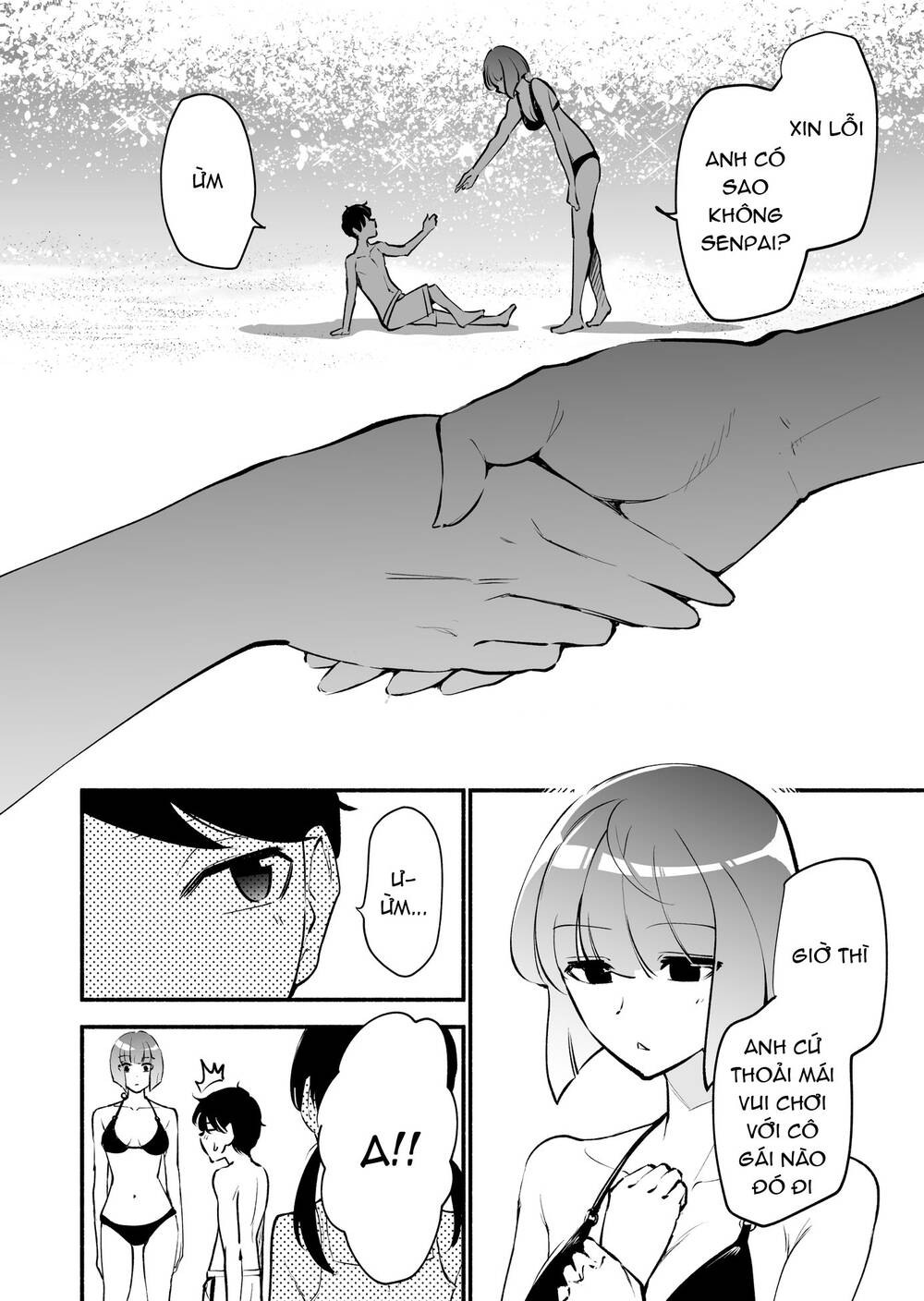 Koushinchou No Kouhai (♀) To Teishinchou No Senpai (♂) Ga Renai Ni Hatten Suru Made Chapter 14 - Trang 2