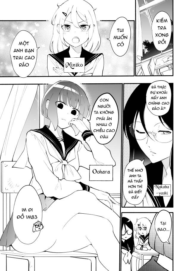 Koushinchou No Kouhai (♀) To Teishinchou No Senpai (♂) Ga Renai Ni Hatten Suru Made Chapter 12 - Trang 2