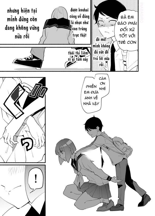 Koushinchou No Kouhai (♀) To Teishinchou No Senpai (♂) Ga Renai Ni Hatten Suru Made Chapter 11 - Trang 2