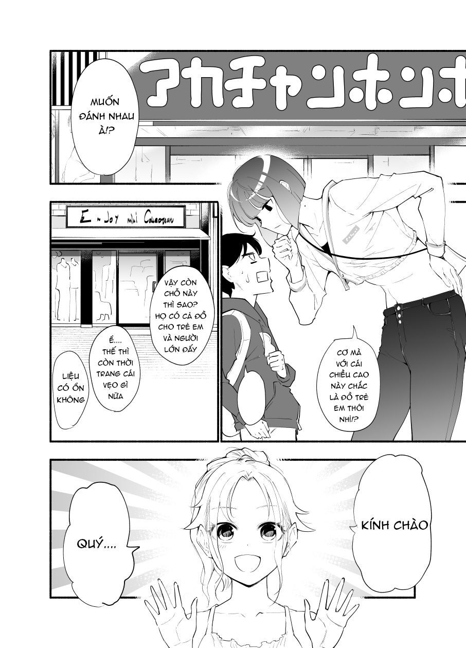 Koushinchou No Kouhai (♀) To Teishinchou No Senpai (♂) Ga Renai Ni Hatten Suru Made Chapter 10 - Trang 2