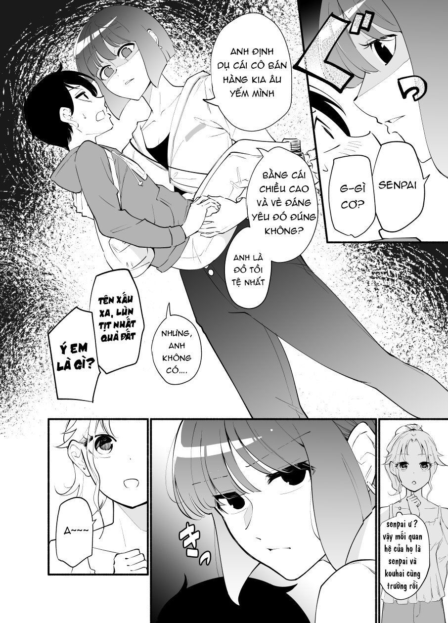 Koushinchou No Kouhai (♀) To Teishinchou No Senpai (♂) Ga Renai Ni Hatten Suru Made Chapter 10 - Trang 2