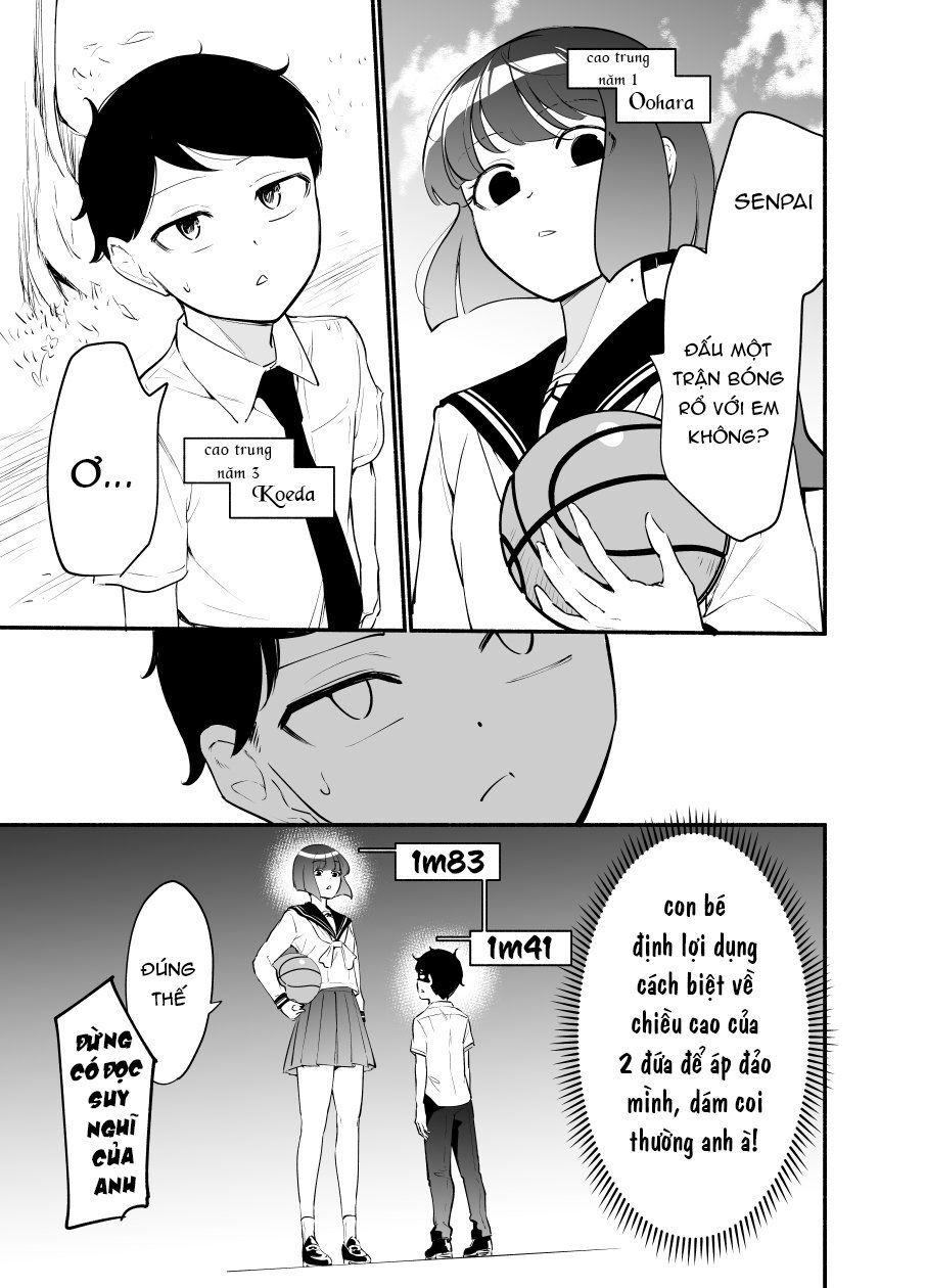 Koushinchou No Kouhai (♀) To Teishinchou No Senpai (♂) Ga Renai Ni Hatten Suru Made Chapter 8 - Trang 2