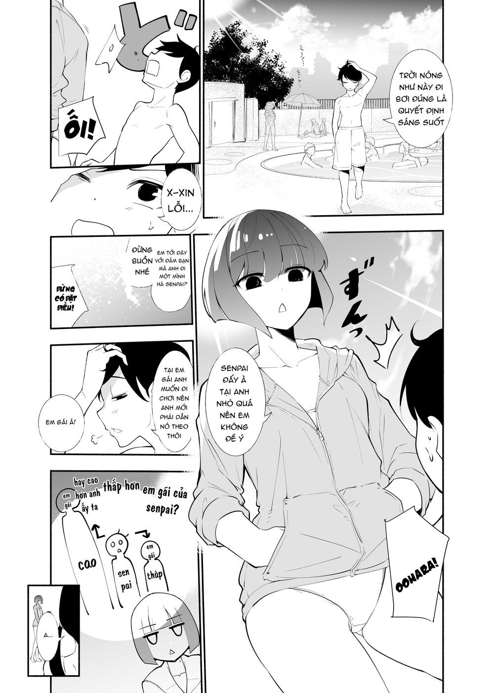 Koushinchou No Kouhai (♀) To Teishinchou No Senpai (♂) Ga Renai Ni Hatten Suru Made Chapter 5 - Trang 2