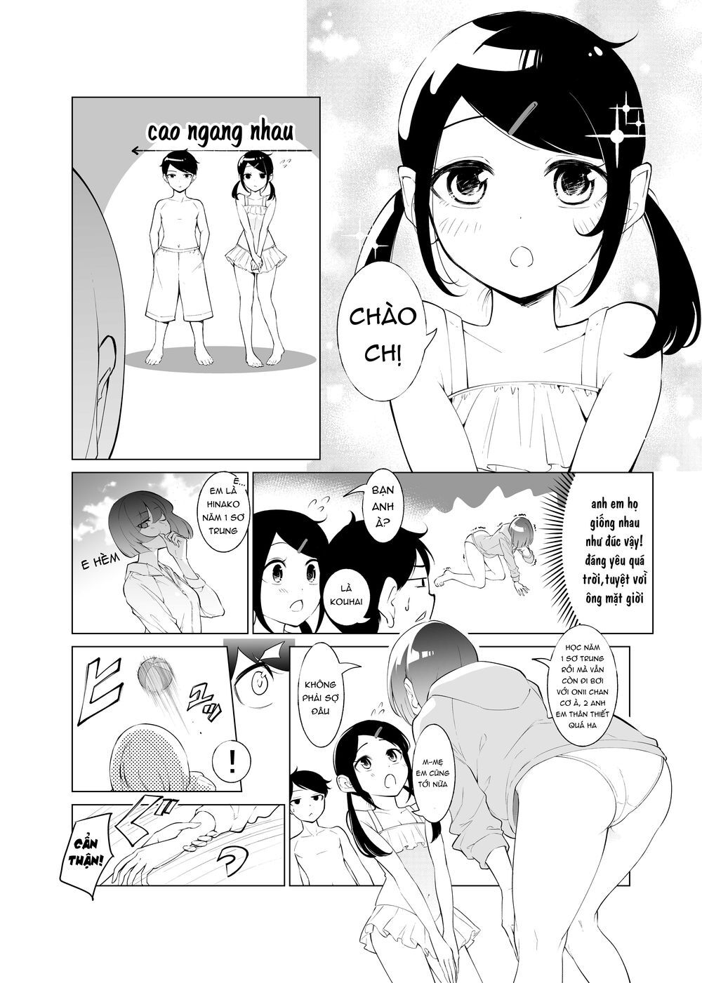 Koushinchou No Kouhai (♀) To Teishinchou No Senpai (♂) Ga Renai Ni Hatten Suru Made Chapter 5 - Trang 2