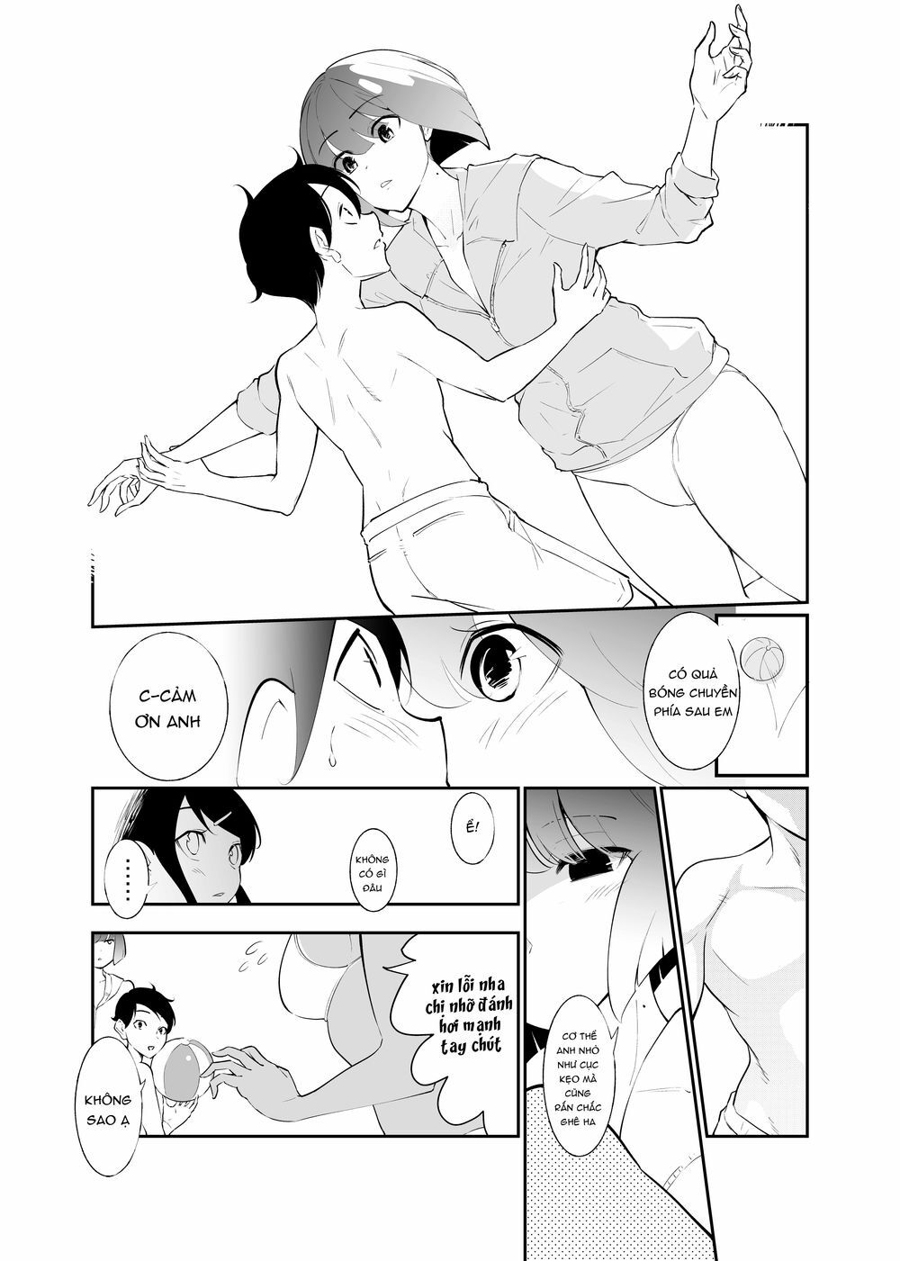 Koushinchou No Kouhai (♀) To Teishinchou No Senpai (♂) Ga Renai Ni Hatten Suru Made Chapter 5 - Trang 2