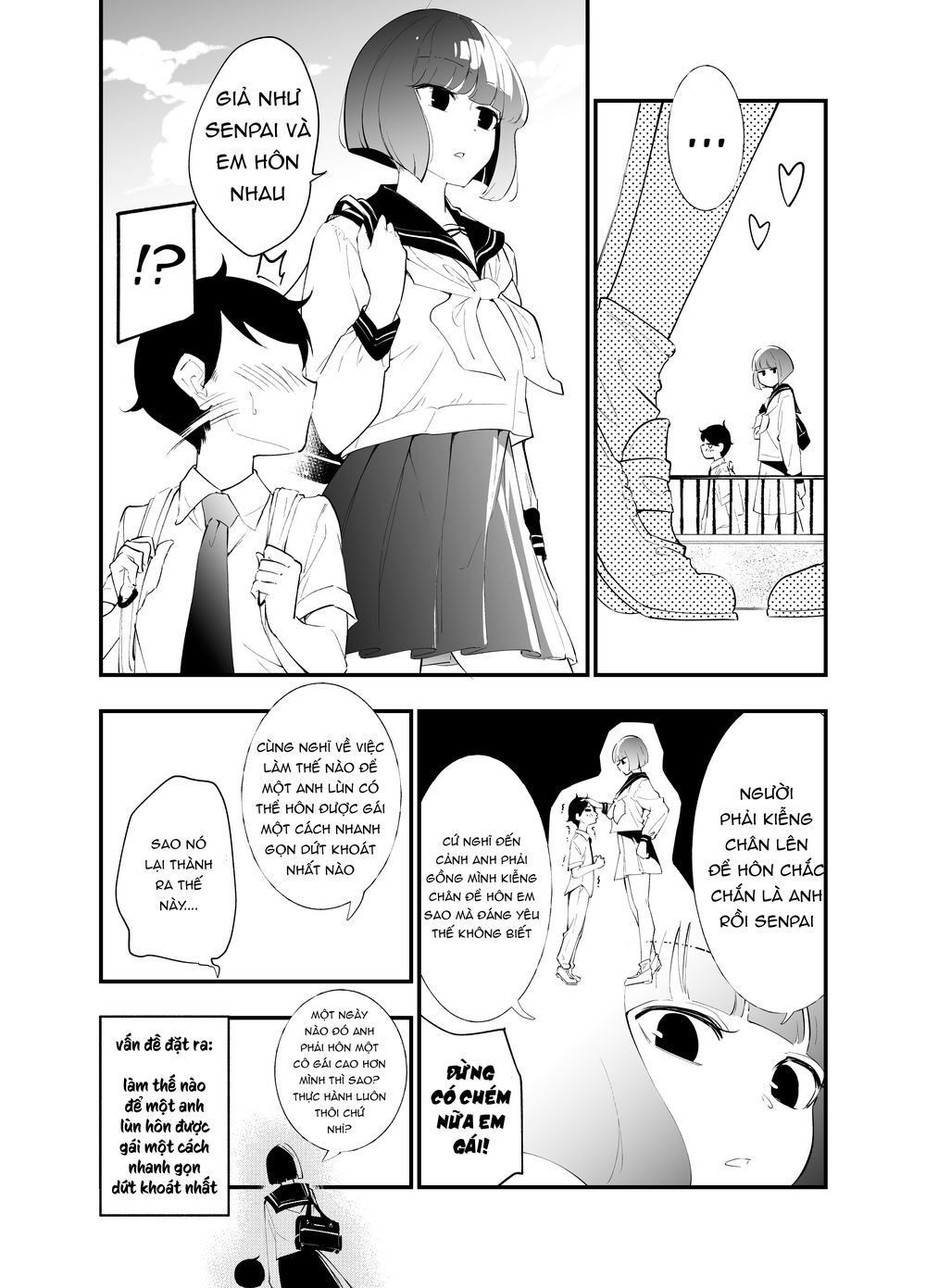 Koushinchou No Kouhai (♀) To Teishinchou No Senpai (♂) Ga Renai Ni Hatten Suru Made Chapter 3 - Trang 2