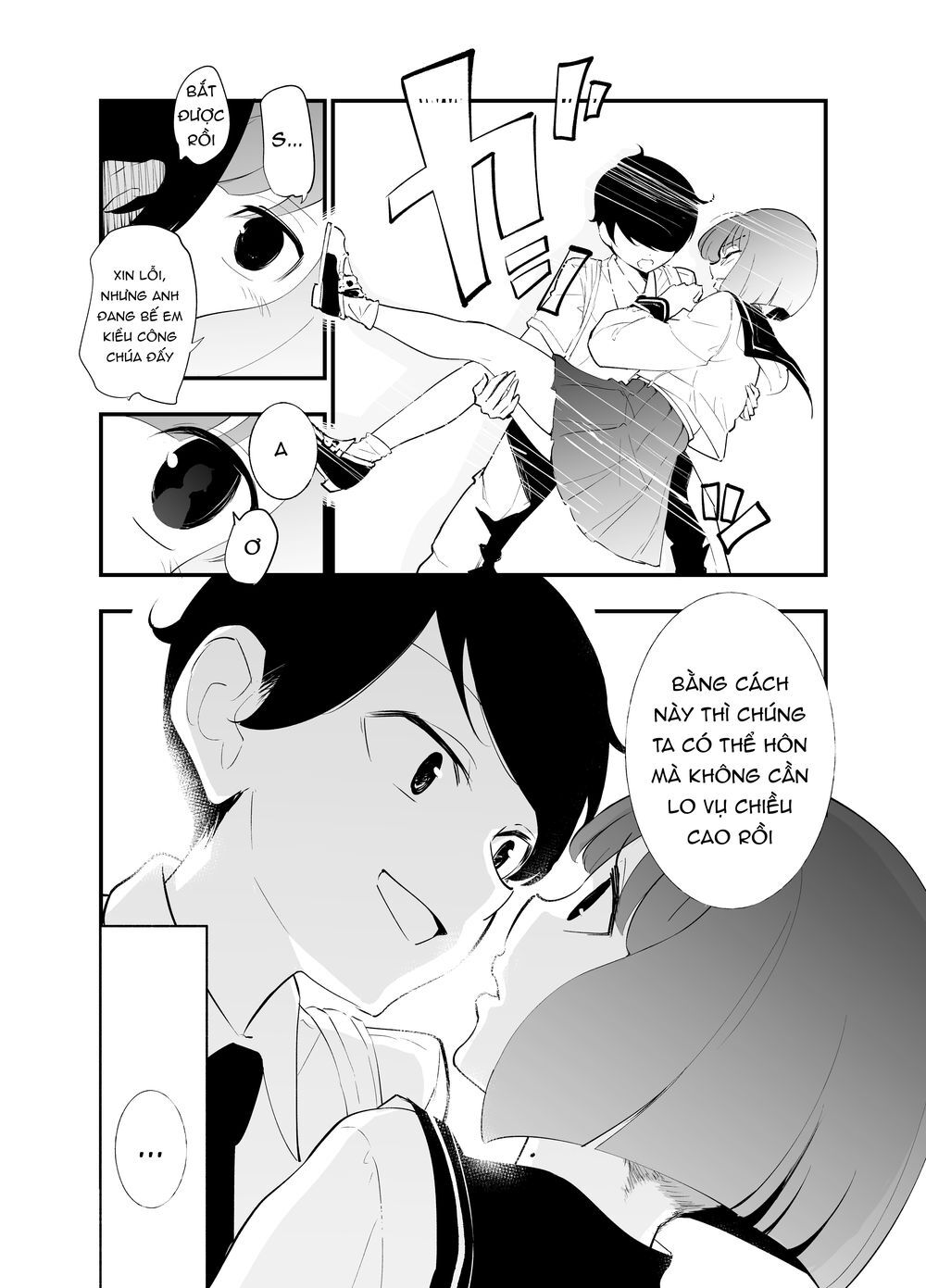 Koushinchou No Kouhai (♀) To Teishinchou No Senpai (♂) Ga Renai Ni Hatten Suru Made Chapter 3 - Trang 2