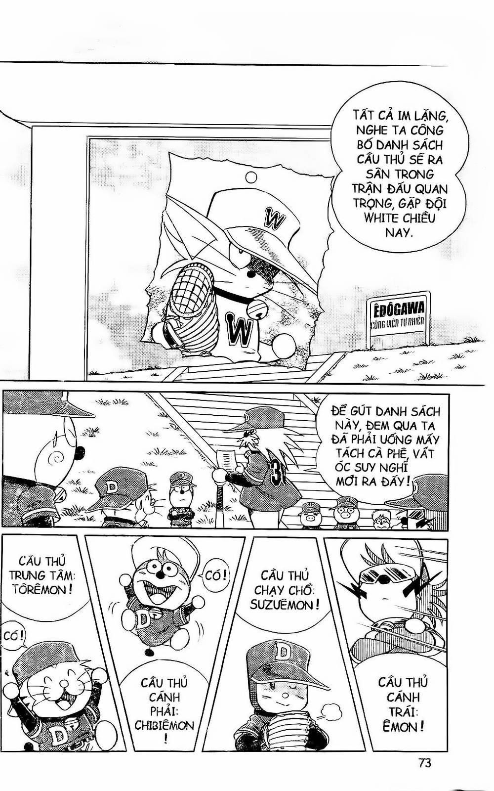 Doraemon Bóng Chày Chapter 54 - Trang 2