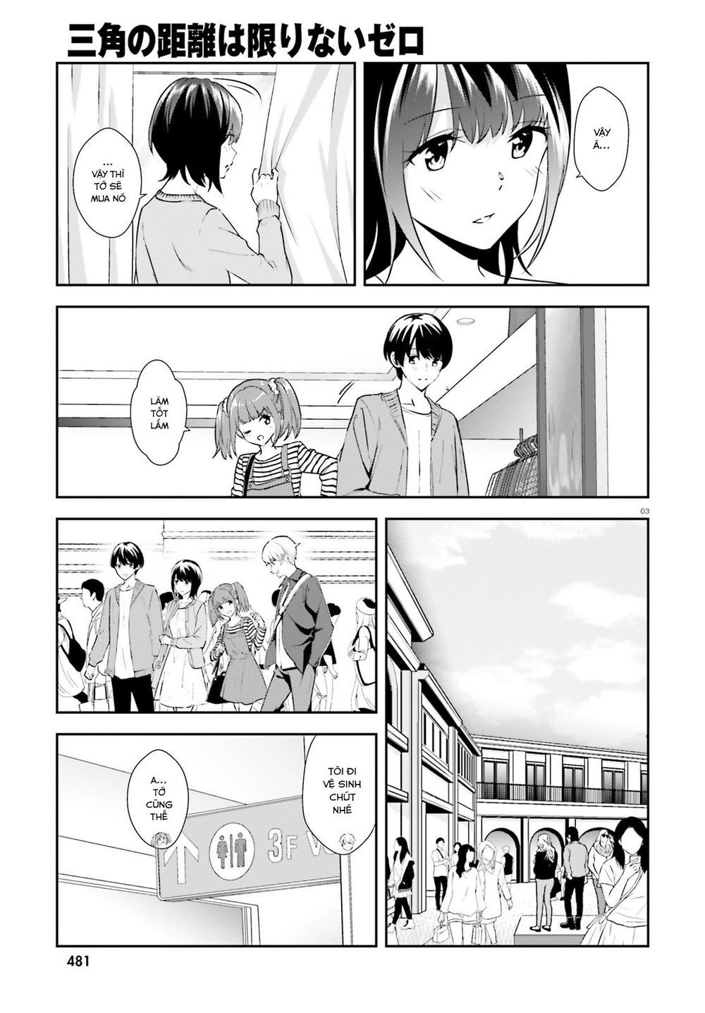 Sankaku No Kyori Wa Kagirinai Zero Chapter 11 - Trang 2