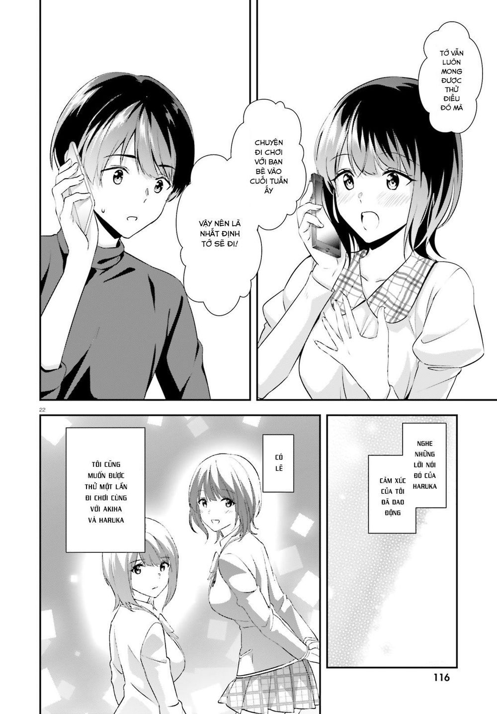 Sankaku No Kyori Wa Kagirinai Zero Chapter 8 - Trang 2