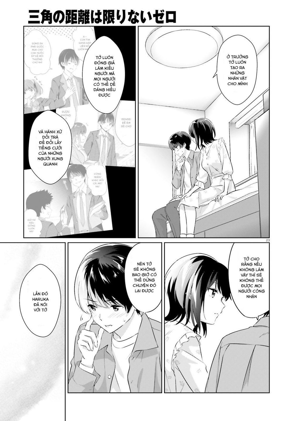 Sankaku No Kyori Wa Kagirinai Zero Chapter 6 - Trang 2