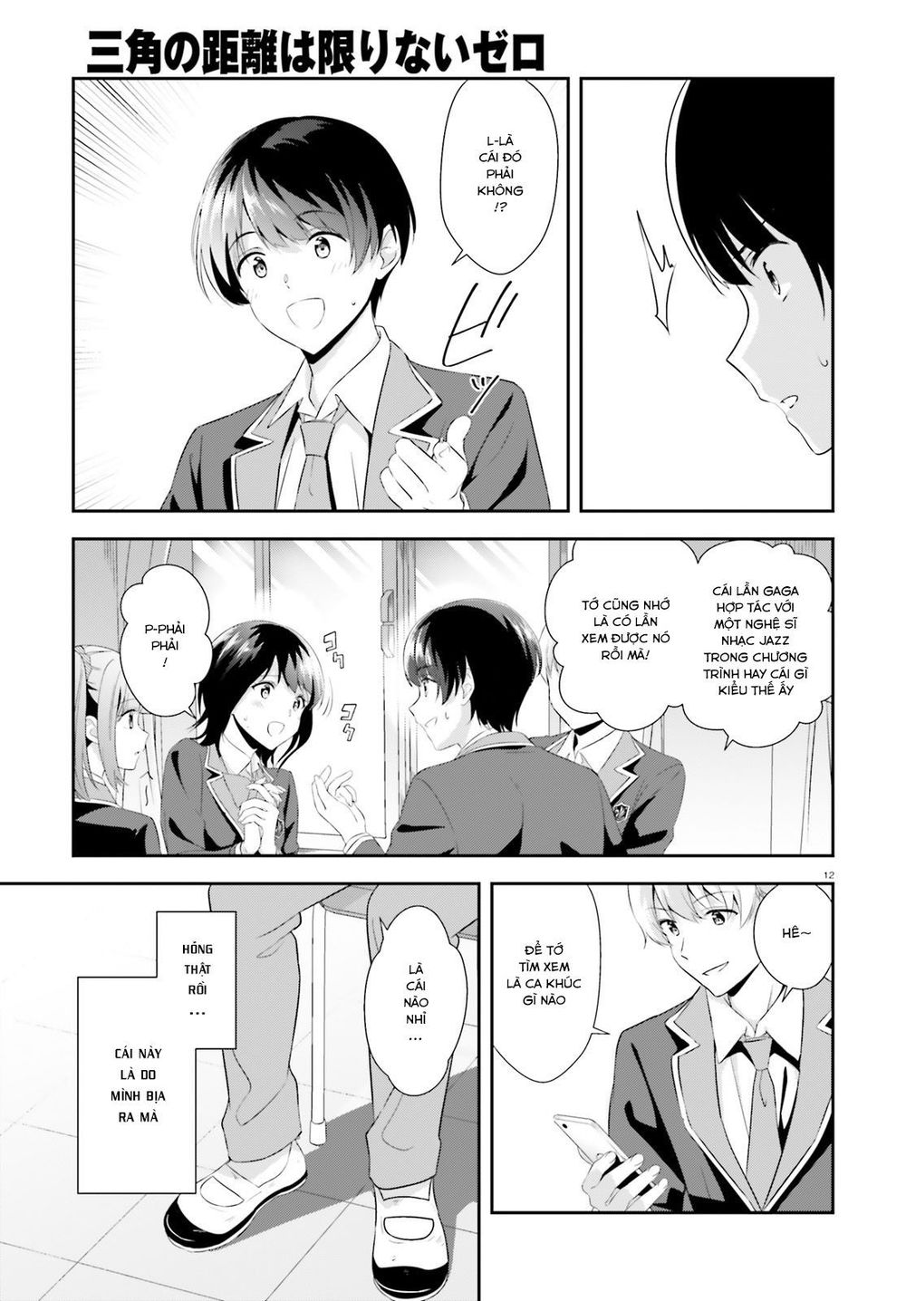 Sankaku No Kyori Wa Kagirinai Zero Chapter 5 - Trang 2