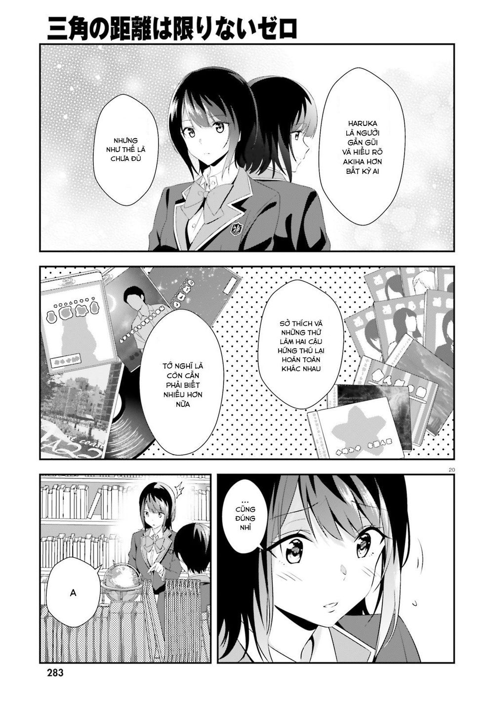 Sankaku No Kyori Wa Kagirinai Zero Chapter 5 - Trang 2