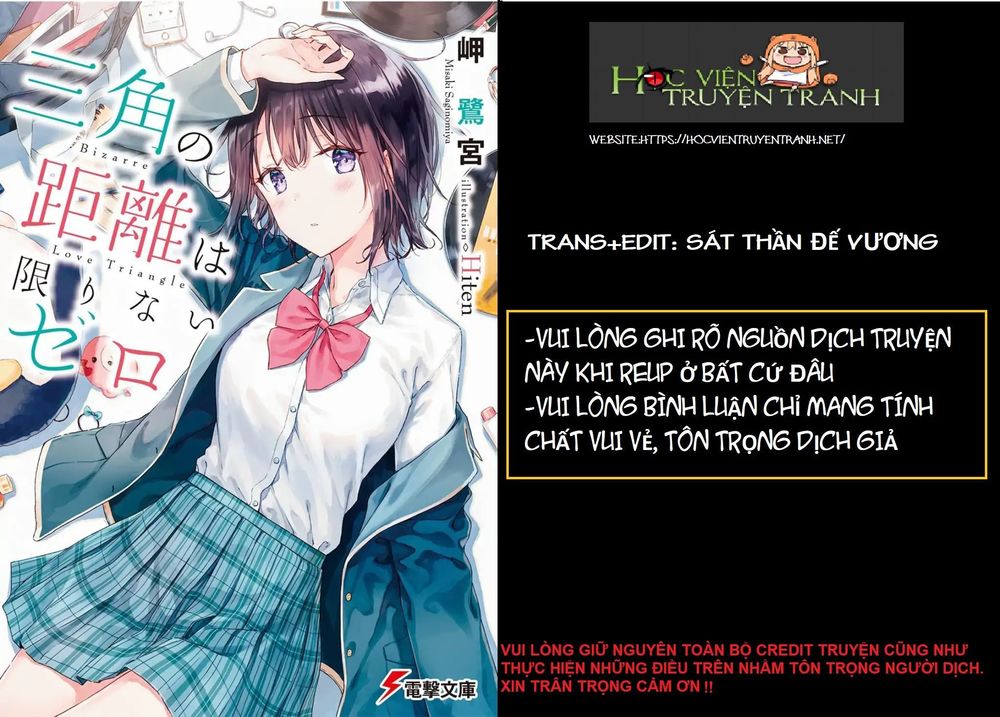 Sankaku No Kyori Wa Kagirinai Zero Chapter 3 - Trang 2