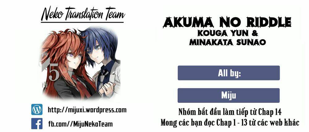 Akuma No Riddle Chapter 14 - Trang 2