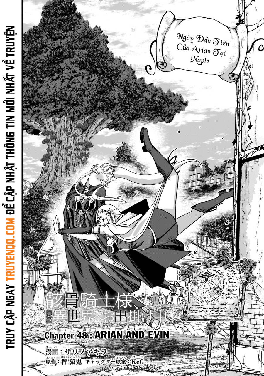 Gaikotsu Kishi-Sama, Tadaima Isekai E O Dekake-Chu Chapter 48 - Trang 2