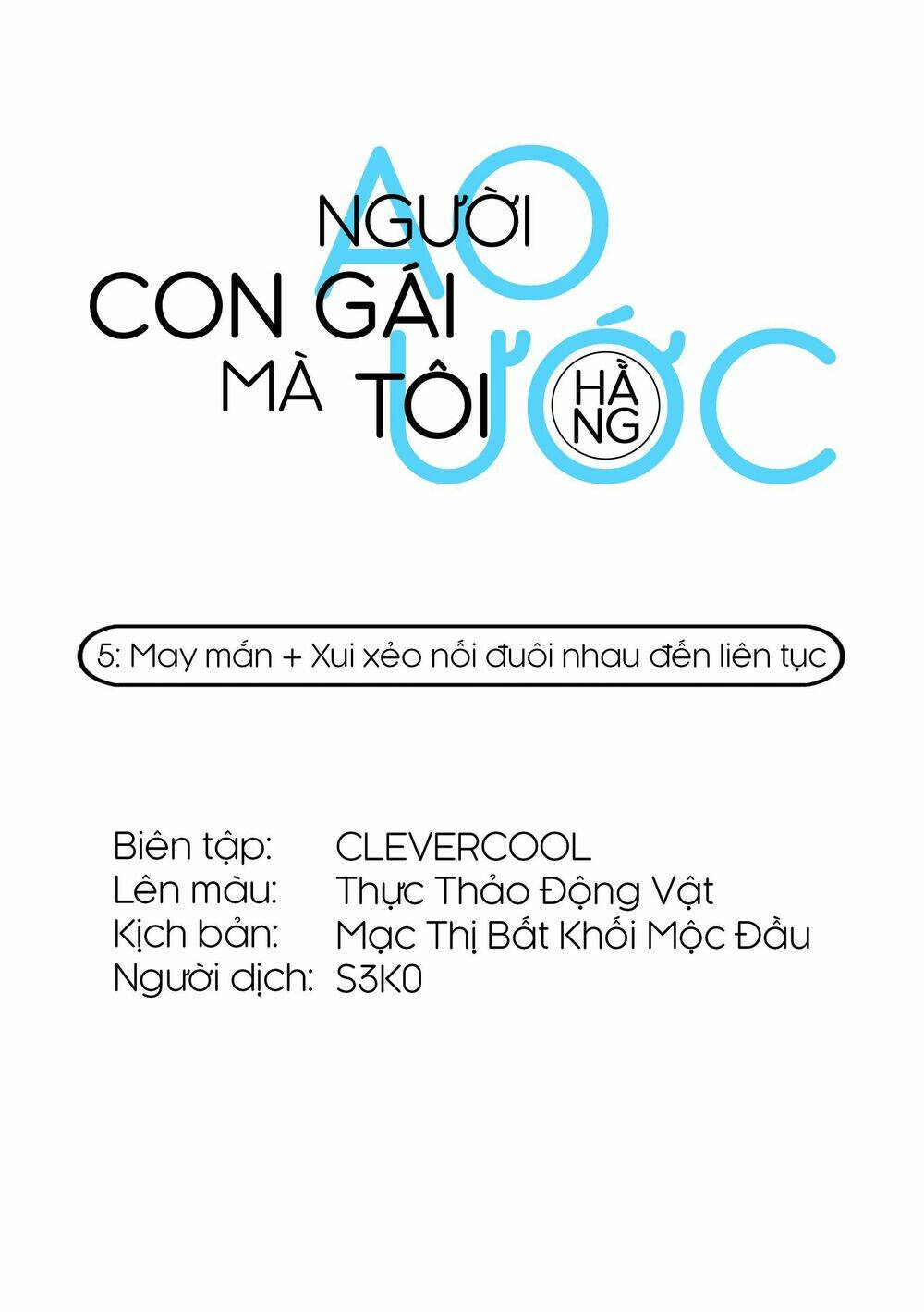 Người Con Gái Mà Tôi Hằng Ao Ước Chapter 5 - Trang 2