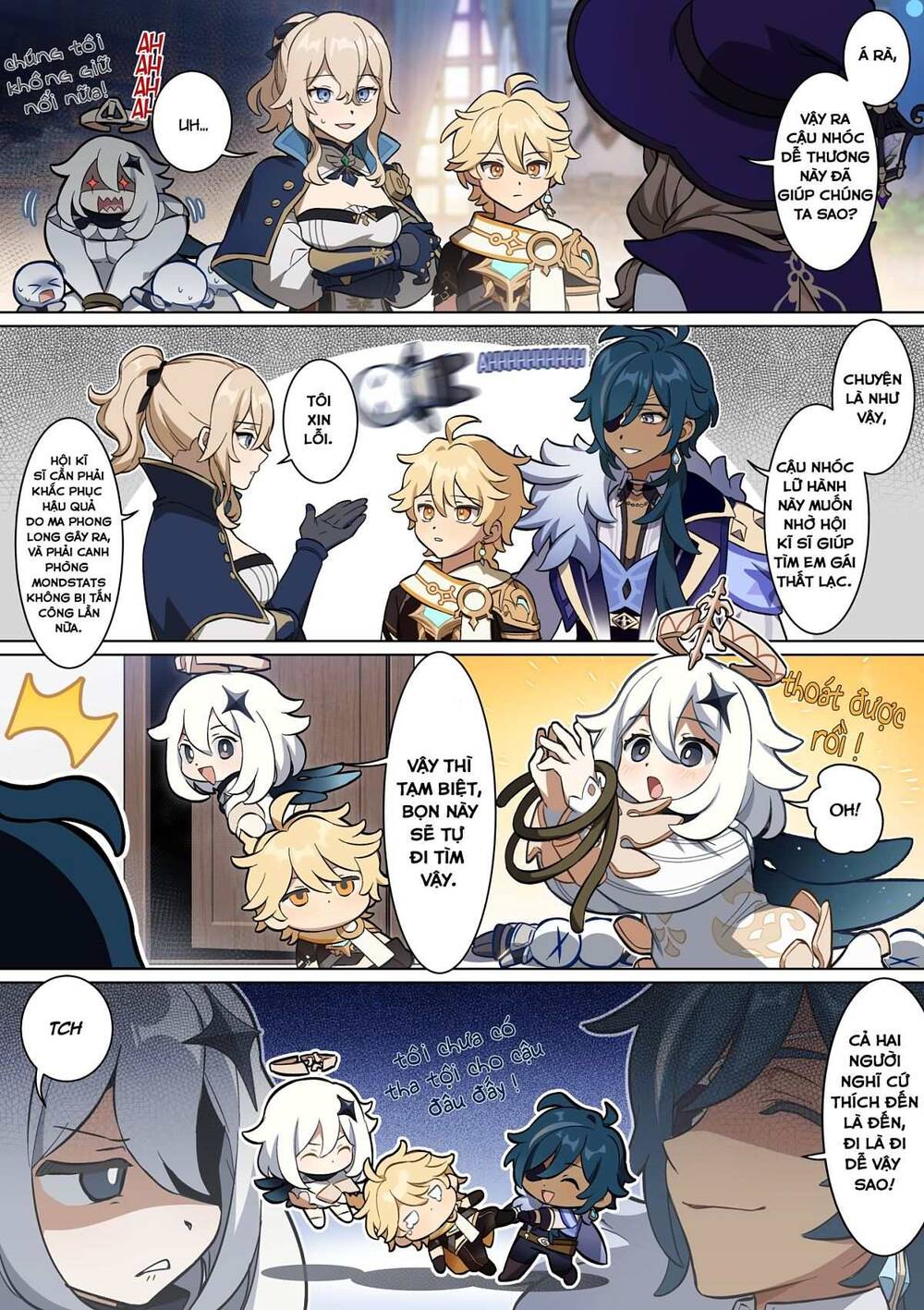 Genshin Impact 4-Koma Chapter 11 - Trang 2