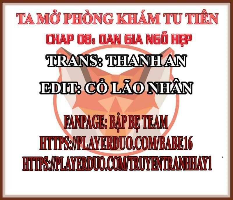 Mở Phòng Khám Tu Tiên Chapter 8 - Trang 2