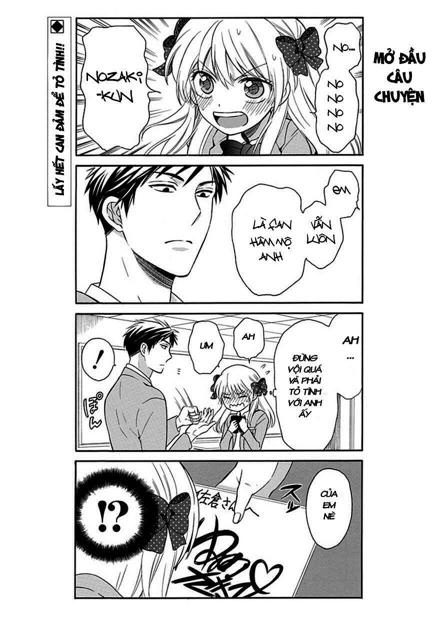 Gekkan Shoujo Nozaki-Kun Chapter 1 - Trang 2