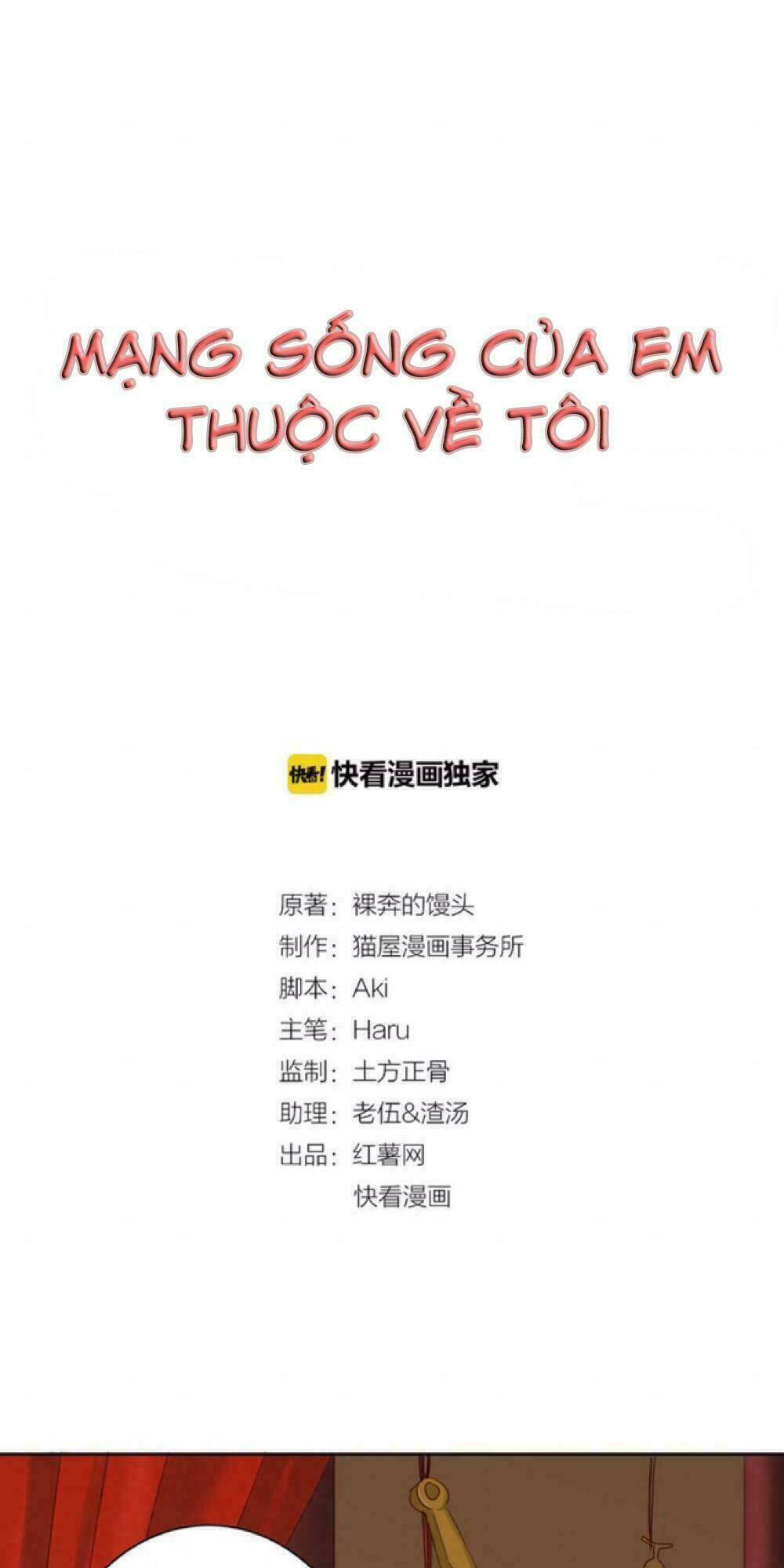 Mạng Sống Của Em Thuộc Về Tôi Chapter 3 - Trang 2