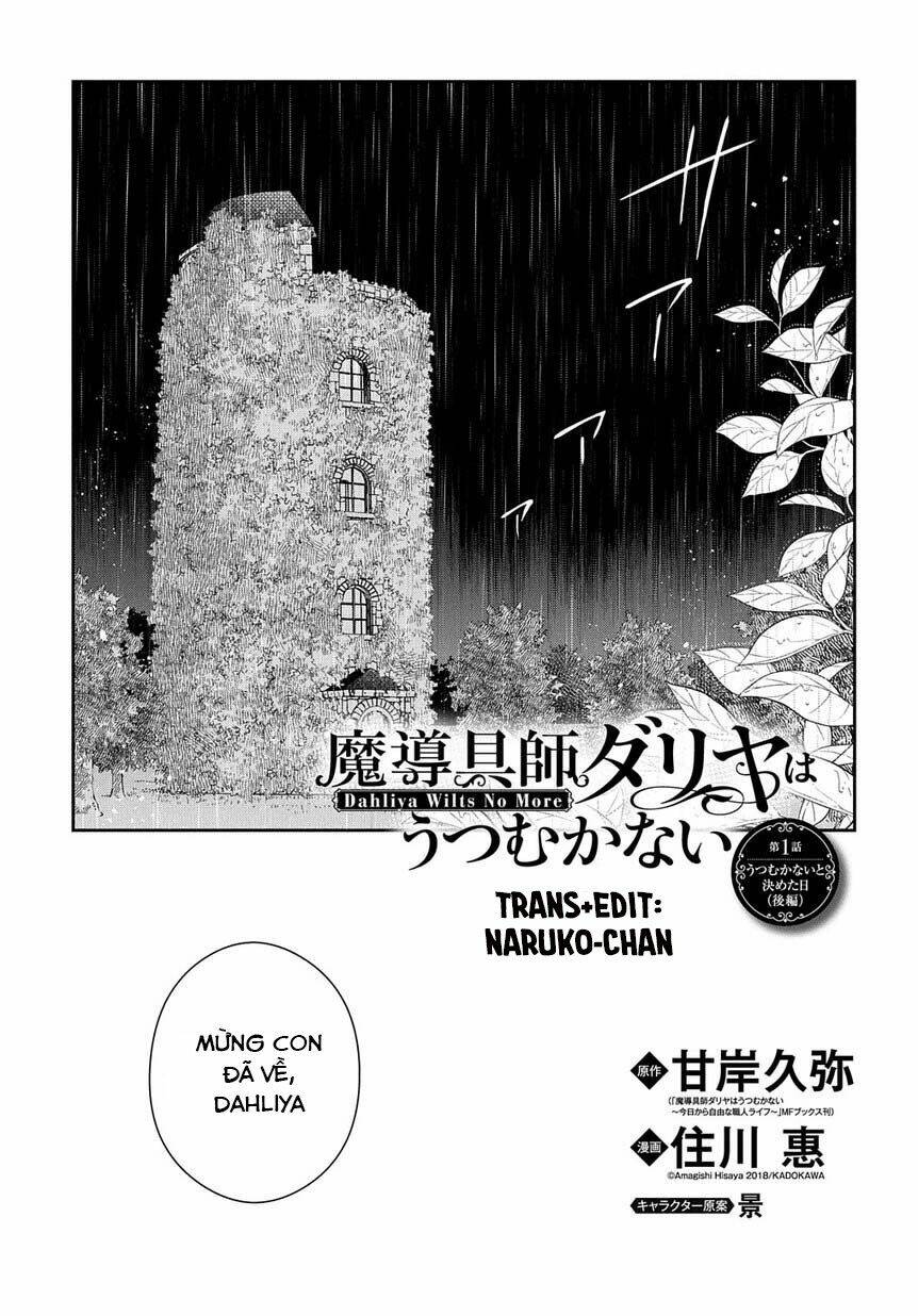 Madougushi Dahliya Wa Utsumukanai ~Kyou Kara Jiyuu Na Shokunin Life~ Vol 1 Chapter 3 - Trang 2