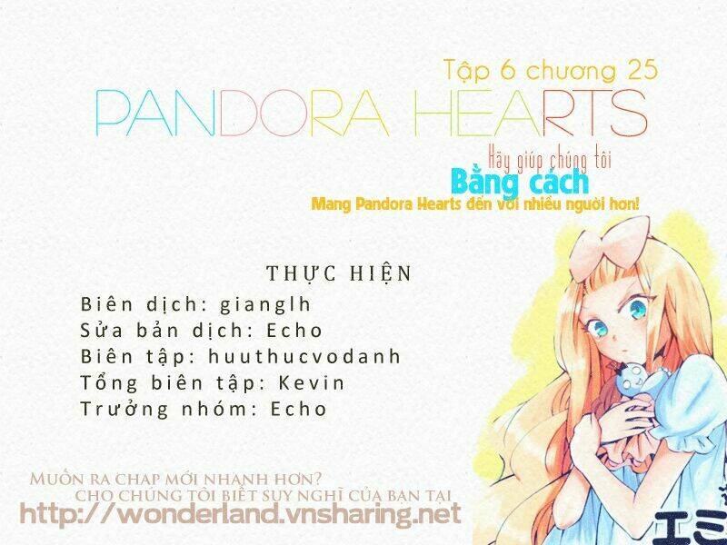 Pandora Hearts Chapter 25 - Trang 2