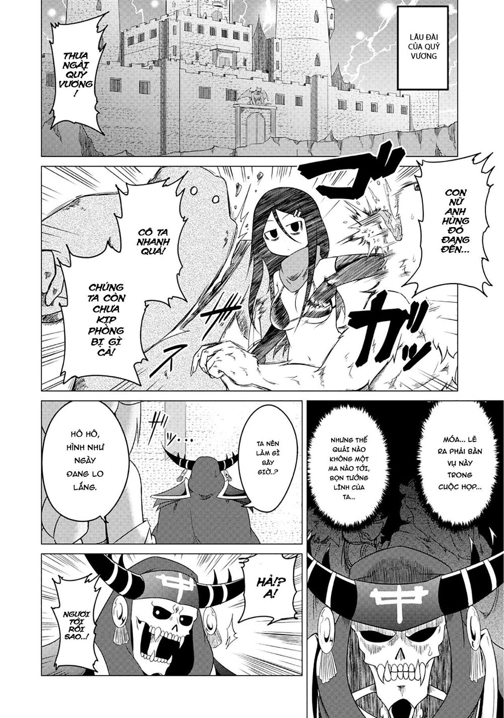 Jisatsushitai Onna Yuusha Ni Maou Ga Komarasareteimasu! Chapter 2 - Trang 2